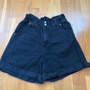 H&M High Waist Black Women's Shorts